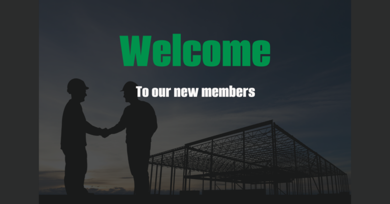 Welcome to our new members - CSD construction